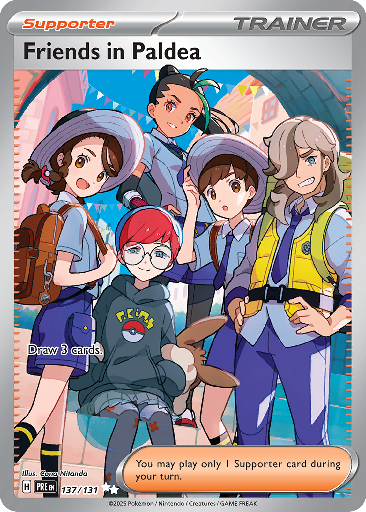 Friends in Paldea 137/131 Ultra Rare Prismatic Evolutions Pokemon NM