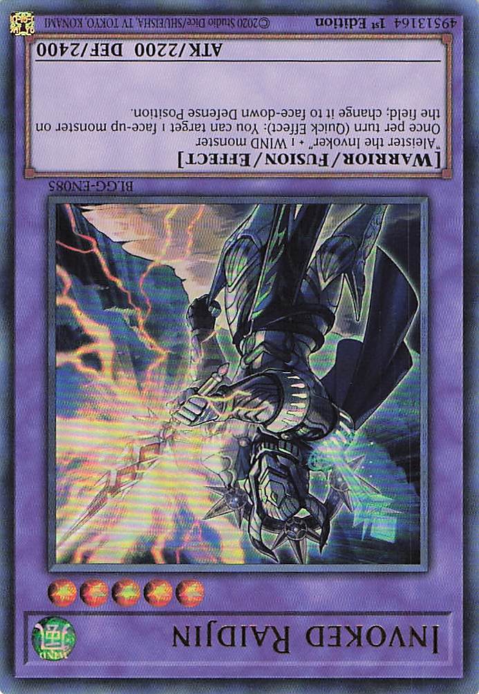 Invoked Raidjin BLGG-EN085 Yu-Gi-Oh 1st Edition NM