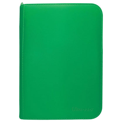 ULTRA PRO Binder - Vivid 4-Pocket Zippered Pro-Binder: Green