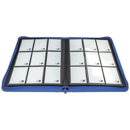 Ultra Pro Binder - Vivid 9-Pocket Zippered Pro-Binder: Blue