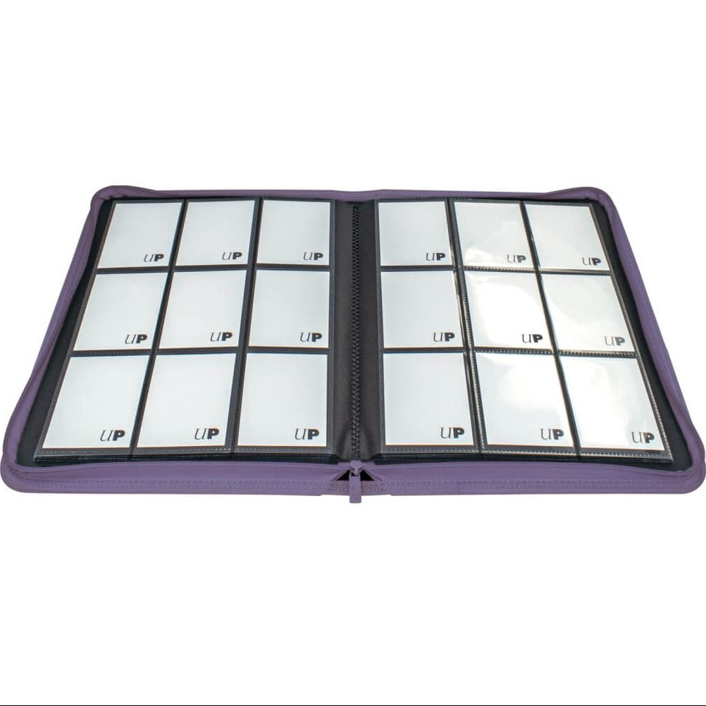 ULTRA PRO Binder - Vivid 9-Pocket Zippered Pro-Binder: Purple