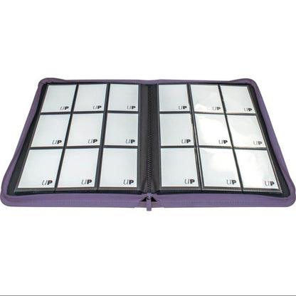 ULTRA PRO Binder - Vivid 9-Pocket Zippered Pro-Binder: Purple