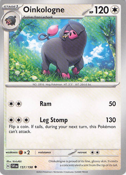 Pokemon TCG - Oinkologne 157/198 Scarlet & Violet NM