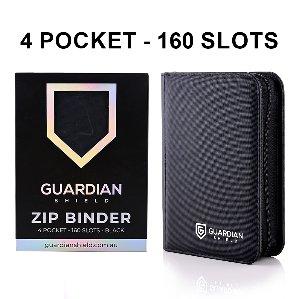 GUARDIAN SHIELD - 4 Pocket Binder Black