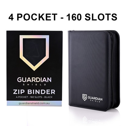 GUARDIAN SHIELD - 4 Pocket Binder Black