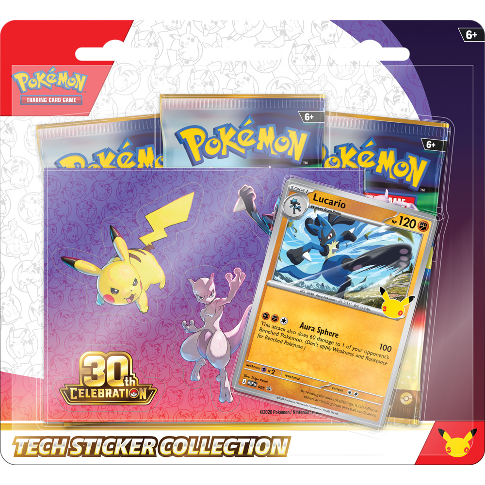 Pokemon TCG - 30th Celebration Tech Sticker Blister (Preorder 16/9/2026)