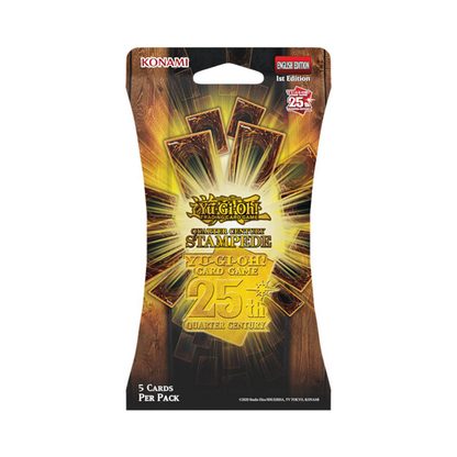 YU-GI-OH TCG - Quarter Century Stampede Collection 5 x card Blisters