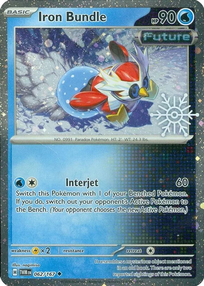 Iron Bundle (Holiday Calendar) 062/167 Holo Pokemon NM