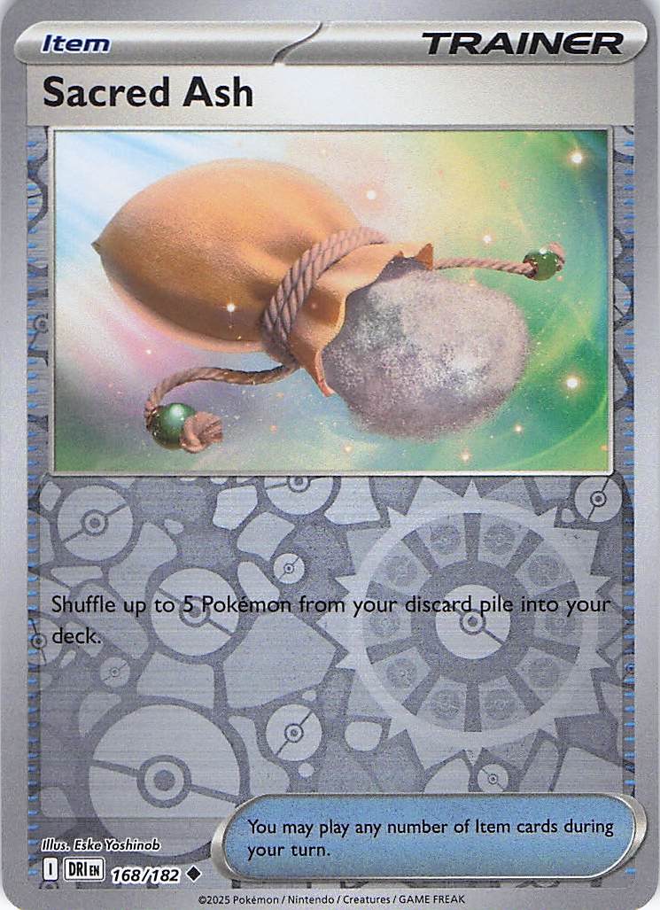 Pokemon TCG - Sacred Ash 168/182 Destined Rivals Reverse Holo NM