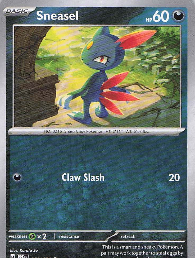 Pokemon TCG - Sneasel 061/131 Prismatic Evolutions NM
