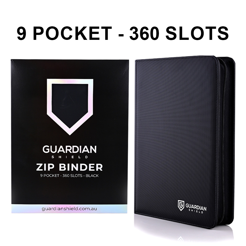 GUARDIAN SHIELD - 9 Pocket Binder Black