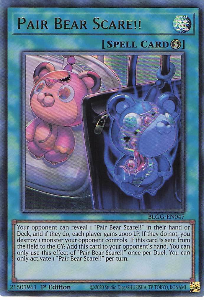 Pair Bear Scare!! BLGG-EN047 Yu-Gi-Oh 1st Edition NM