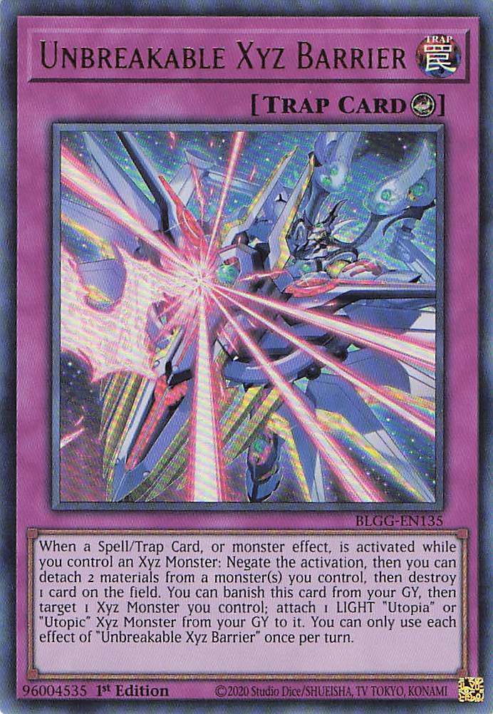 Unbreakable Xyz Barrier BLGG-EN135 Yu-Gi-Oh 1st Edition NM