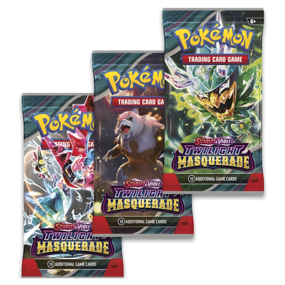 Pokémon TCG: Scarlet & Violet - Twilight Masquerade 3 Booster Packs & Snorlax Promo Card