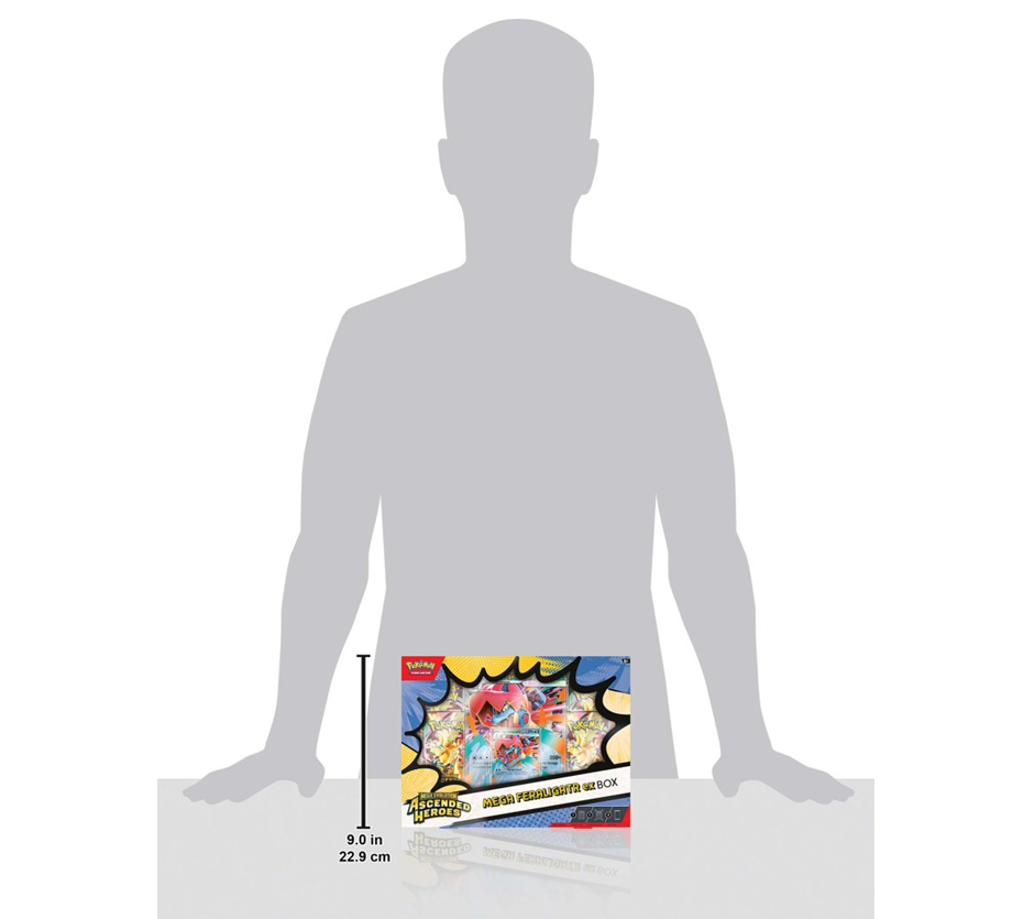 Pokemon TCG - Mega Evolution Ascended Heroes Mega Meganium ex Box, Mega Emboar ex Box, or Mega Feraligatr ex Box (Pre order 24.04.2026)