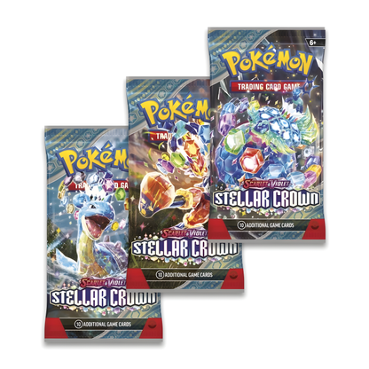 Pokémon TCG: Scarlet & Violet - Stellar Crown 3 Booster Packs & Latias Promo Card