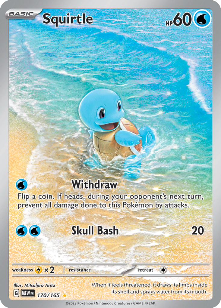 Squirtle 170/165 151 Pokemon LP