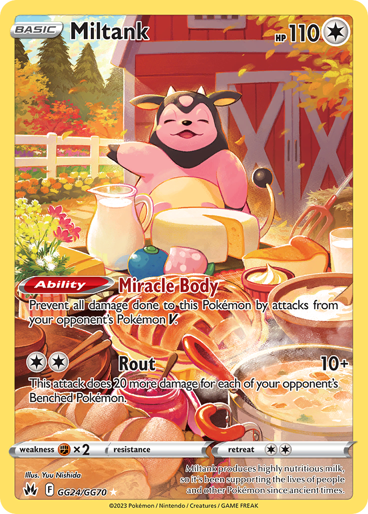 Miltank GG24/GG70 Crown Zenith Galarian Gallery Pokemon NM