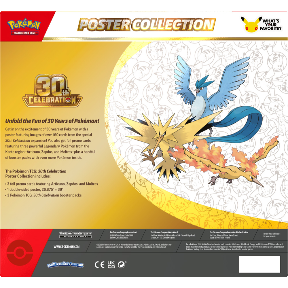 Pokemon TCG - 30th Celebration Poster Collection (Preorder 16.09.2026)