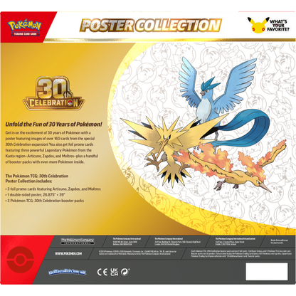 Pokemon TCG - 30th Celebration Poster Collection (Preorder 16.09.2026)