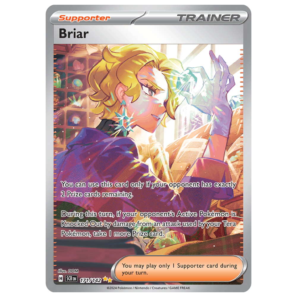Pokemon TCG - Briar 171/142 - Special Illustration Rare NM [Stellar Crown]