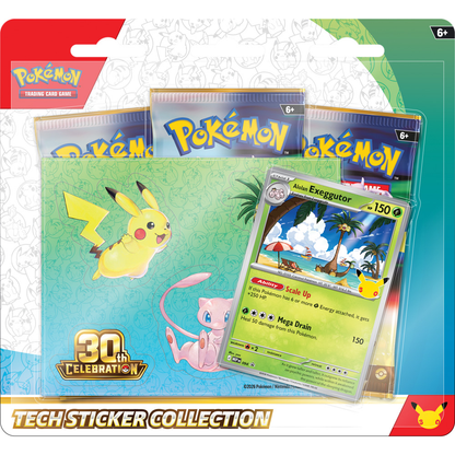 Pokemon TCG - 30th Celebration Tech Sticker Blister (Preorder 16/9/2026)