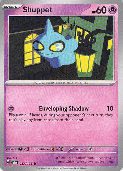 Pokemon TCG - Shuppet 087/198 Scarlet & Violet NM