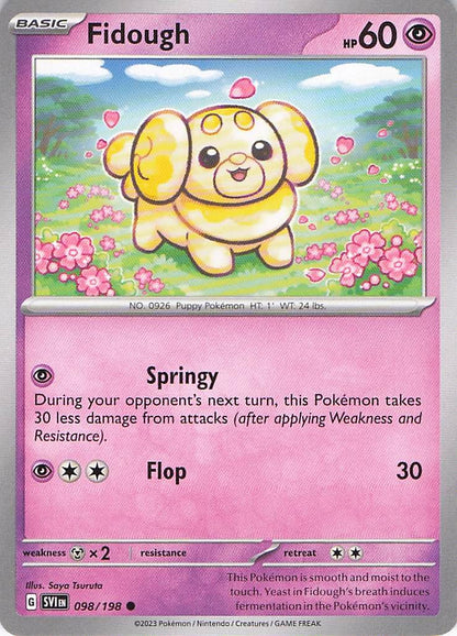Pokemon TCG - Fidough 098/198 Scarlet & Violet NM