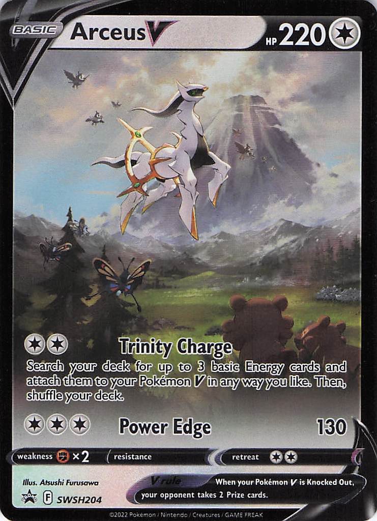 Arceus V SWSH204 Sword & Shield Promo Pokemon LP