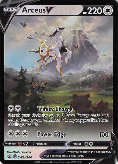 Arceus V SWSH204 Sword & Shield Promo Pokemon LP