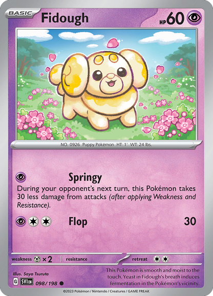 Pokemon TCG - Fidough 098/198 Scarlet & Violet NM