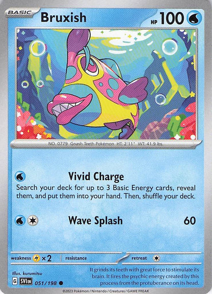 Pokemon TCG - Bruxish 051/198 Scarlet & Violet NM