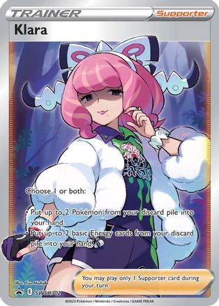 Klara SWSH302 Holo Promo Sword & Shield Pokemon NM