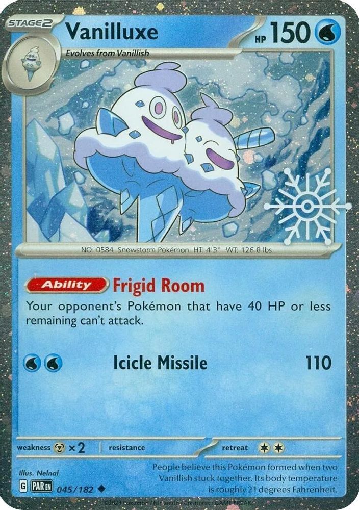 Vanilluxe (Holiday Calendar) 045/182 Holo Pokemon NM
