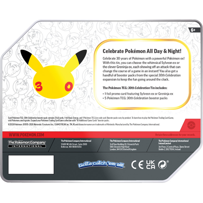 Pokemon TCG - 30th Celebration Tin (Preorder 06.11.2026)