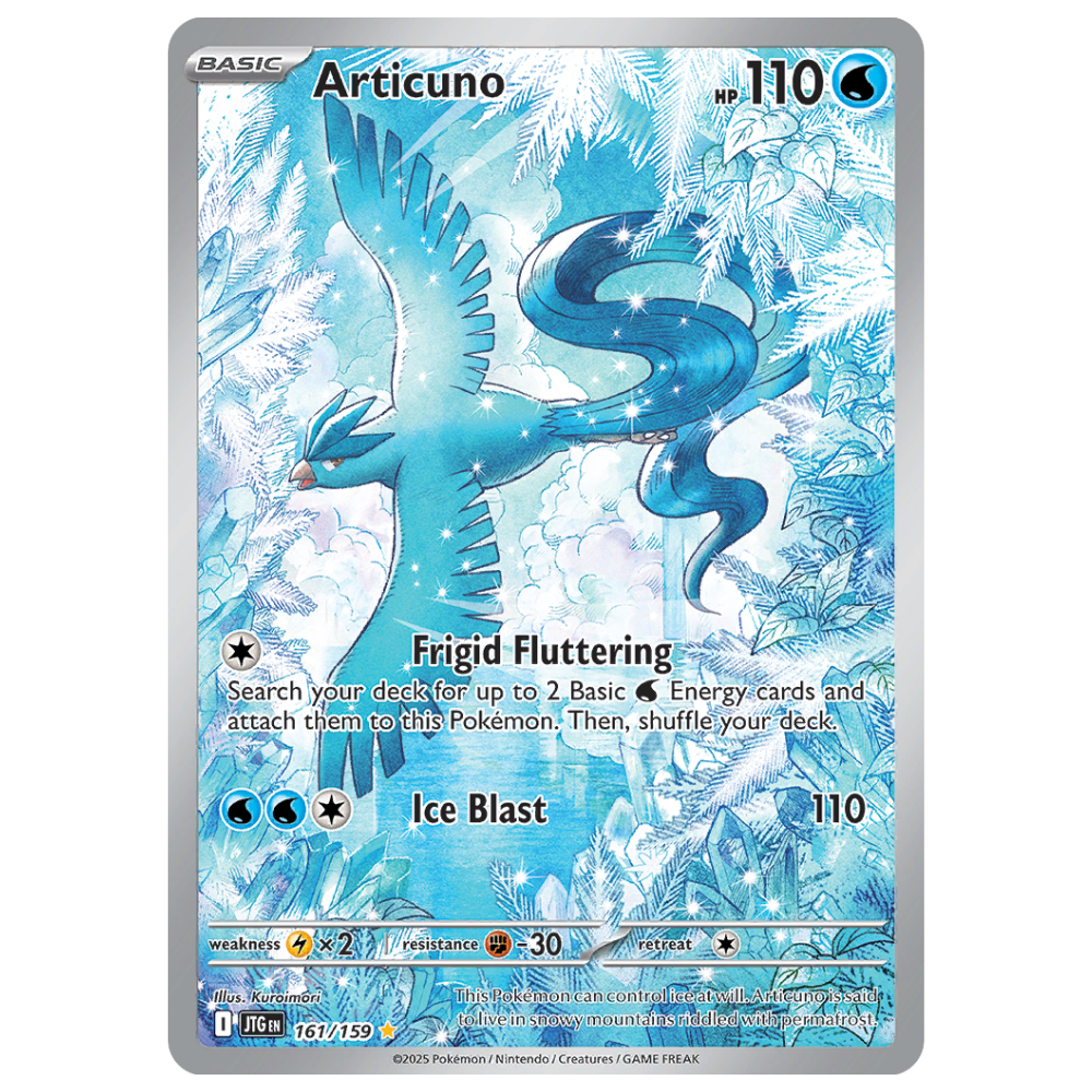 Pokemon TCG - Articuno 161/159 - Illustration Rare NM [Journey Together]