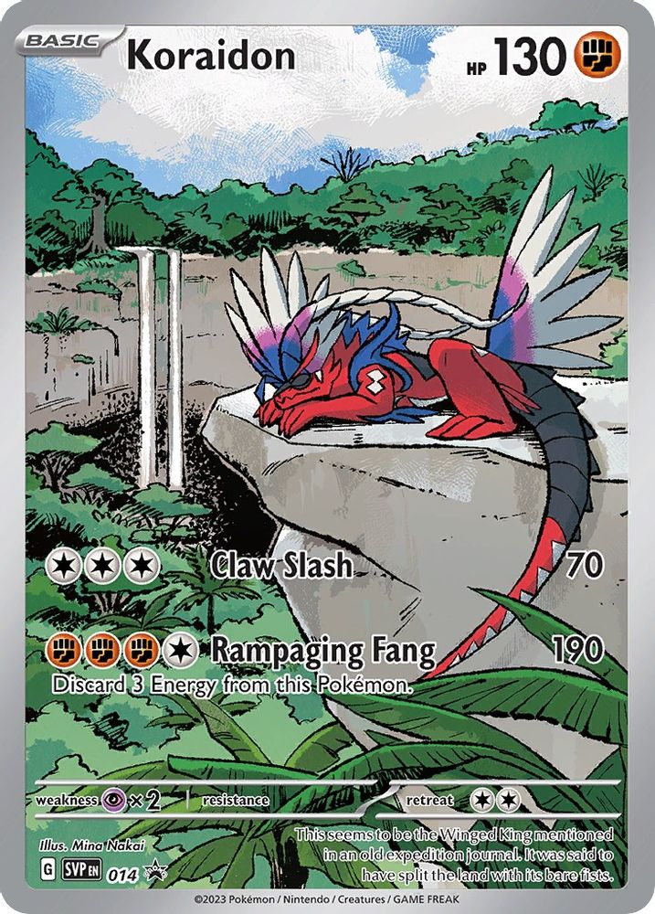 Koraidon 014 Scarlet & Violet Promo Pokemon NM