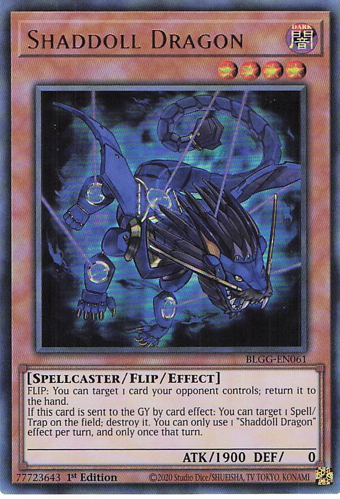 Shaddoll Dragon BLGG-EN061 Yu-Gi-Oh 1st Edition NM