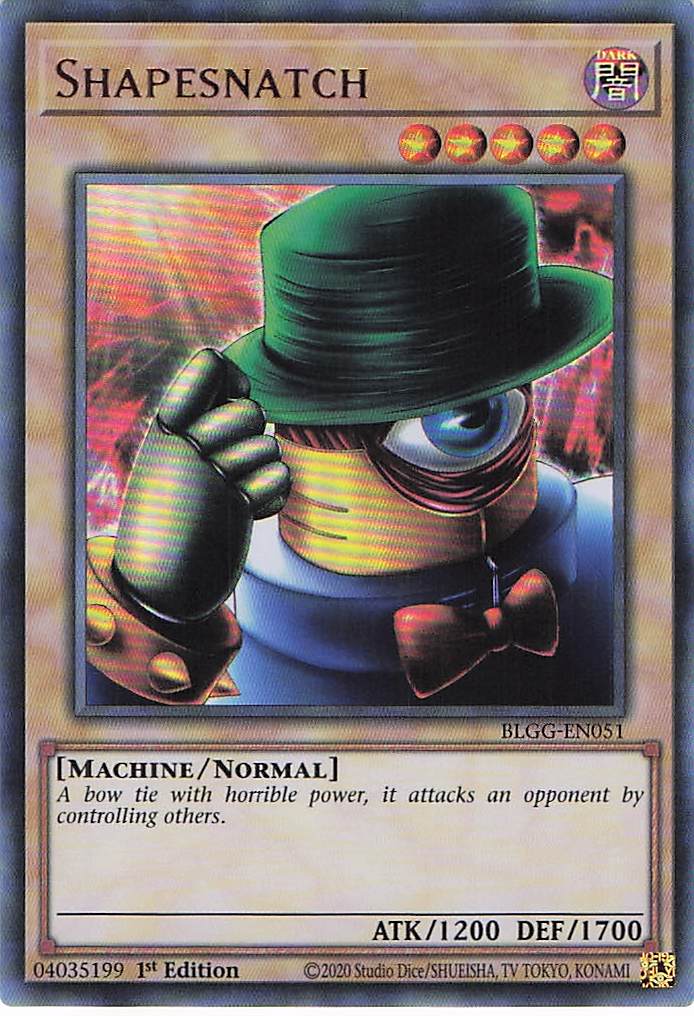 Shapesnatch BLGG-EN051 Yu-Gi-Oh 1st Edition NM