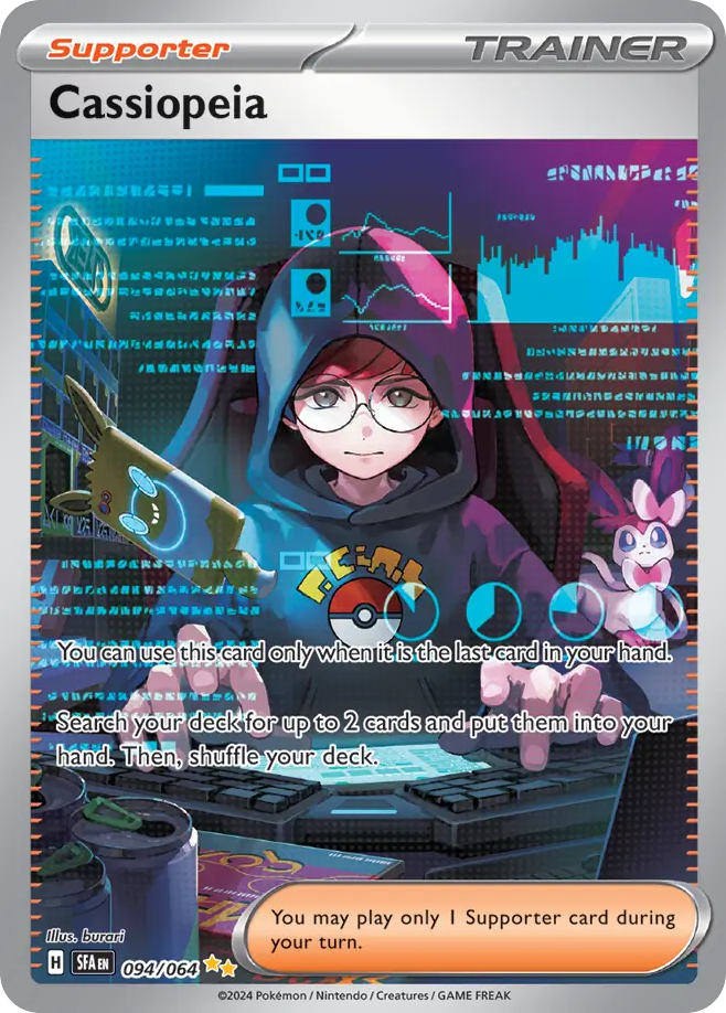 Cassiopeia 094/064 Special Illustration Rare Shrouded Fable Pokemon NM