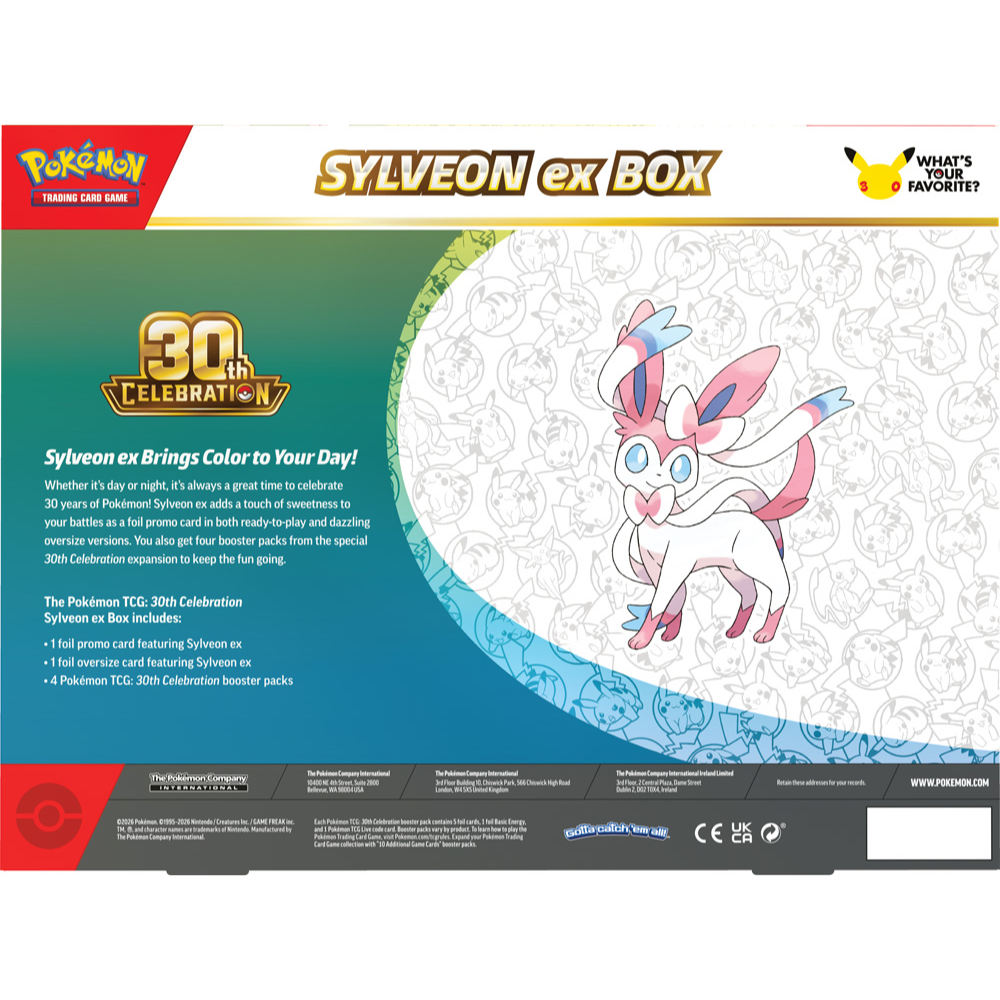 Pokemon TCG - 30th Celebration ex Box (Preorder 16.09.2026)