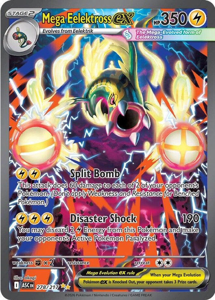 Mega Eelektross ex 278/217 Ascended Heroes Pokemon NM