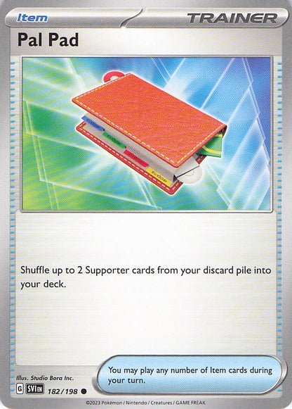 Pokemon TCG - Pal Pad 182/198 Scarlet & Violet NM