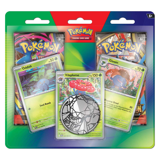 Pokemon TCG - Enhanced 2-Pack Blister (Oddish, Gloom, Vileplume)