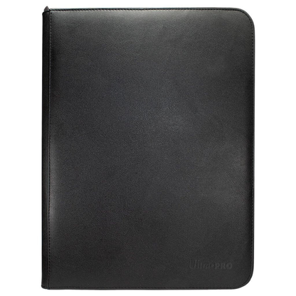 Ultra Pro Binder - Vivid 9-Pocket Zippered Pro-Binder: Black