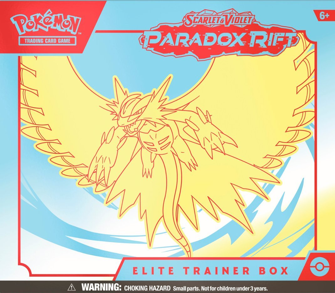 Pokemon TCG - Scarlet & Violet Paradox Rift (Roaring Moon) Elite Trainer Box