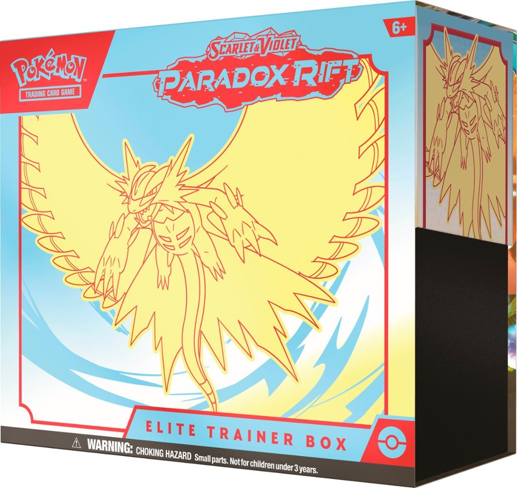 Pokemon TCG - Scarlet & Violet Paradox Rift (Roaring Moon) Elite Trainer Box