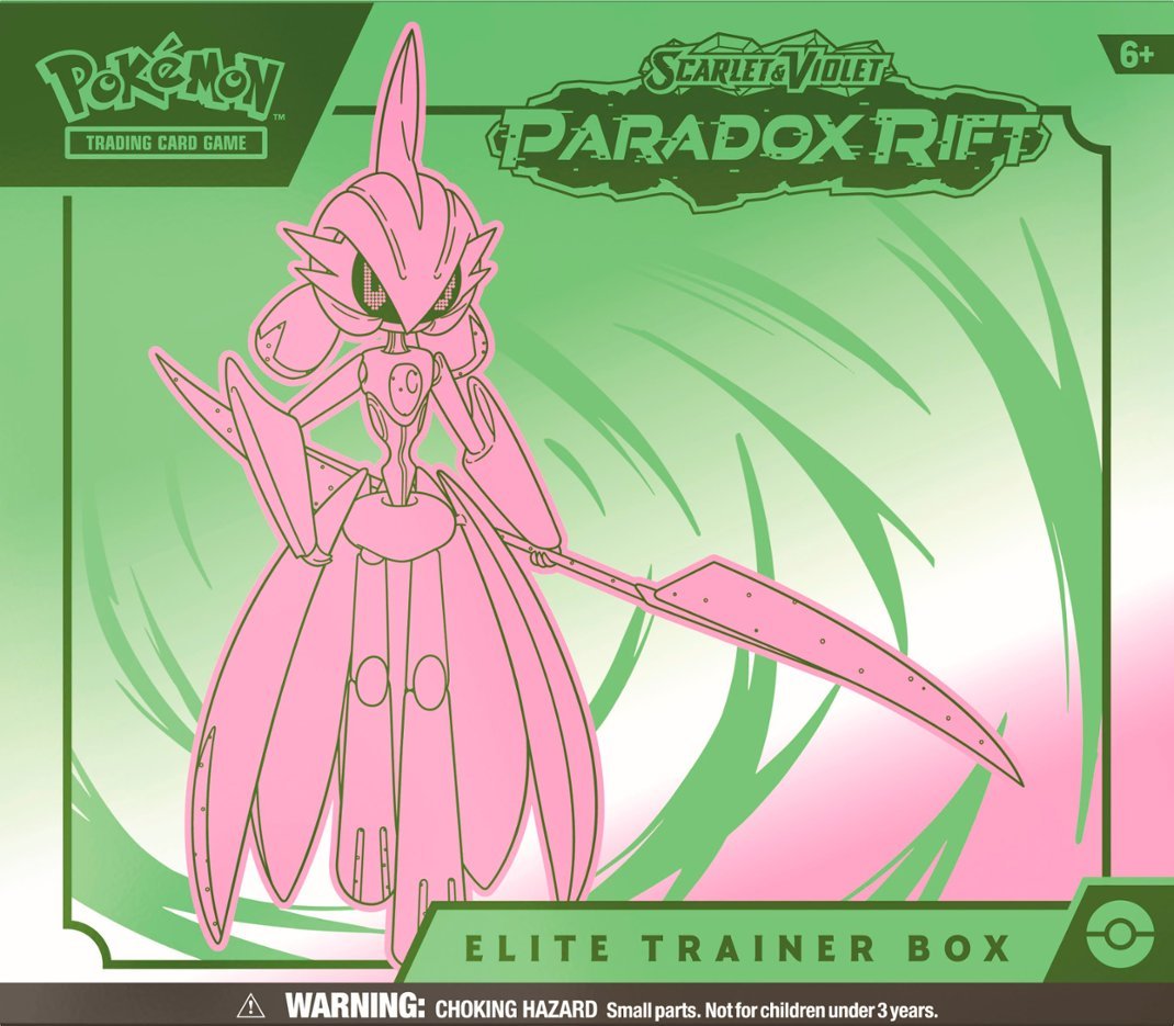 Pokemon TCG - Scarlet & Violet Paradox Rift (Iron Valiant) Elite Trainer Box