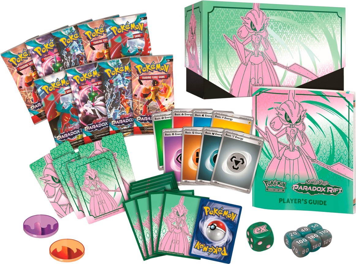 Pokemon TCG - Scarlet & Violet Paradox Rift (Iron Valiant) Elite Trainer Box