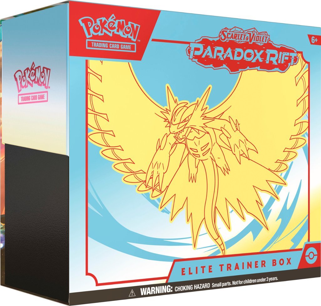 Pokemon TCG - Scarlet & Violet Paradox Rift (Roaring Moon) Elite Trainer Box